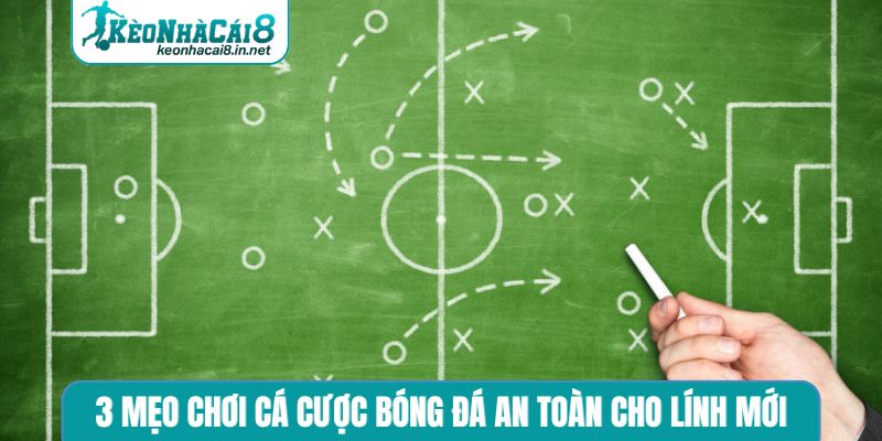 3 mẹo chơi cá cược bóng đá an toàn cho lính mới